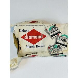Vintage Deluxe Diamond Match Books Founding Fathers Homes x28